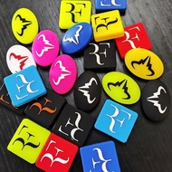 Anti-vibration tennis racket, tennis racket shock absorber with Federer logo, Nadal