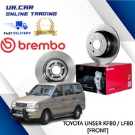 BREMBO TOYOTA DISC BRAKE ROTOR UNSER KF80 / LF80 FRONT (DEPAN) 100% ORIGINAL MADE FROM ITALY