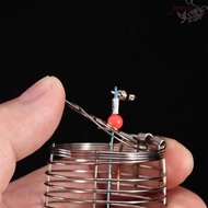 JWENTY Fishing Feeder Stainless Steel Trap Holder Fish Bait Bait Basket