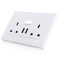 Power Outlet Panel Dual USB Charger POWER POINT GPO with Switch Socket Adapter Electrical 2 Gang DIY