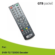 Remote Control for Green Packet T2000 DVB-T2 Decoder