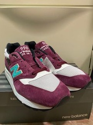 New balance 998 Burgundy Chalk