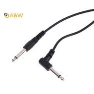 A&W Guitar AMP Cable 3m Electric Patch Cord Guitar Amplifier Amp Guitar Cable Electric Guitar Instru