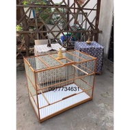 khung lồng chim tập lực tự ráp 60cm khung lồng gỗ nan cáp quang