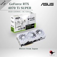 ASUS TUF Gaming GeForce RTX 4070 Ti SUPER 16GB GDDR6X OC White Edition