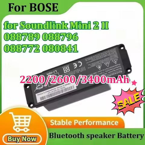 For BOSE Soundlink Mini 2 II Bose 088789 088796 088772 080841 2200/2600/3400mAh Wireless Bluetooth S