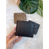 100% Authentic Coach Men Wallet (black)