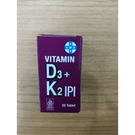 IPI VITAMIN D3 + K2 BTL 25 TAB