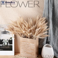 TIMEKEY Rabbit Tail Grass Artificial Flowers DIY Craft Bouquet Wheat Ear Flower Decoration Home Wedding Party Decor F8P2