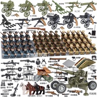 Compatible with Lego Figures Eight-Road Army US Army Soviet Army Modern Mecha High Shotgun Minifigur
