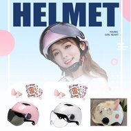 Helmet Motor Helmet Electric Car Helmet Certified 3C National Standard Female Helmet Battery Car Hel