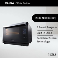 [FREE SHIPPING + GIFT] ELBA Combi Smart Oven ESGO-N3088D(BK) / Rapidheat Steam Technology / 8 Preset