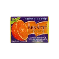 (แพ็ค 6 ก้อน)สบู่ เบนเนท Bennett narural extracts vitamin C&amp;E สบู่เบนเนท วิตามิน ซี&amp;อี ผิวกระจ่างใส