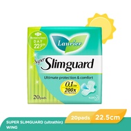 Laurier Super Slimguard Day Wing 22.5cm (20s) Sanitary Pad Tuala Wanita
