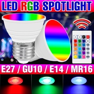Wenni RGB Lamp GU10 Spotlight 220V Smart Light Bulb MR16 Led Color Lights E27 LED Magic Bulb E14 IR 