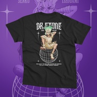 New Dr. Stone Cosplay T Shirt Senku Ishigami Costume Tops Short Sleeve Anime Tee Gr_07