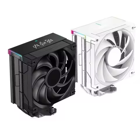 AK400 Digital LCD Display CPU Cooler 4 Heat pipes Air Cooling PC Radiator For LGA1700/1200 115X AM4 