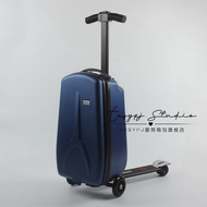 New Luggage Travel Scooter Trolley Case New Student Essential Intelligence20Inch Black Password Boarding