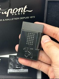【全新】S.T. Dupont Paris 純銅朗聲鋼音 經典都彭拉絲金色拉絲銀色打火機