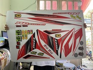 tem rời đỏ đen dán xe ex RC 150