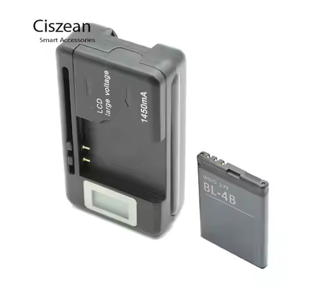 1x BL-4B 700mAh Smart Mobile Phone Replacement Battery + LCD Charger For Nokia 2505 3606 3608 2670 2