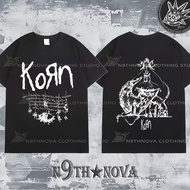 24h Shipping N9THNOVA Washed Korn Family Values Tour Vintage Rock Street Style T-shirt 9