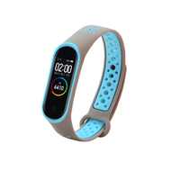 Mi Band 3 4 5 6 7สายซิลิโคนทูโทนสายกีฬาMi Band  8/Miband 9 10