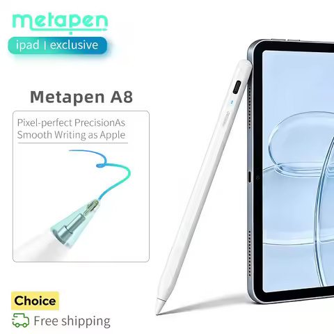 Metapen Pencil A8 for Apple iPad 2018-2025, (2X Faster Charge), Tilt Sensitivity, Pixel Precision,St