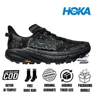 HOKA SPEEDGOAT 6 BLACK OUTER ORBIT HIKING TRAILRUN SHOES