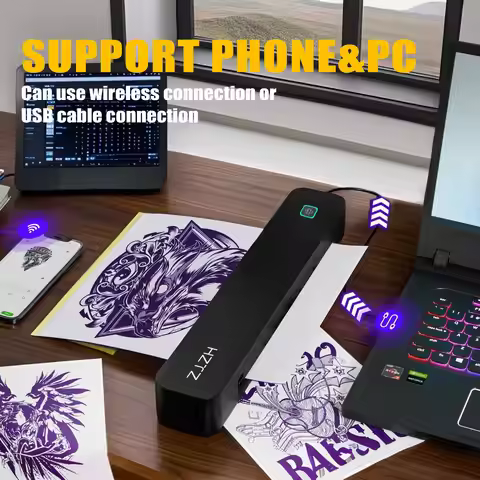 Holiday Surprise! One Printer for Tattoo Art & Work Docs, Compact, No Ink, Ideal for Artists & Entre