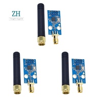 CC1101 Wireless Module withSMA  Wireless Transceiver Module for433MHZ Enhance theSignal 3 Sets