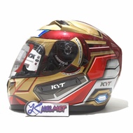 HELM KYT K2R / K2 RIDER Marvel IronMan double visor