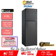 Haier 418L 2-Door Refrigerator Twin Inverter 5 Star Energy Saving HRF-418IHM | Fridge | Peti Sejuk