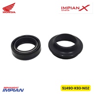 SEAL SET, FR. FORK (KYB) (51490-K93-N02)100% ORI HONDA GENUINE PART - WAVE ALPHA/VARIO 150