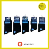 Premium black socks long black socks / avo brand school socks full black