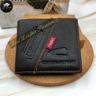 Timberland/Camel/Polo/Kickers/Lee/Hummer Leather Wallet Men Short Wallet Genuine Cowhide Leather