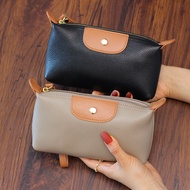 ST/ Genuine Leather Clutch Bag Women's Elegant Handphone-Friendly Cow Leather Wrist Band Soft Leather Zipper Long Wallet