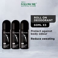 [Triple Pack] Follow Me Men Roll On Deodorant 60ml
