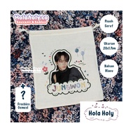 ENHYPEN Canvas Drawstring Pouch Cute Photo Fankit Engene Freebies Gift Kpop Korea Gift (READY ALL ME