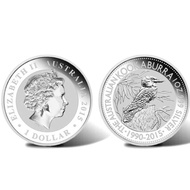 koin perak Australian Kookaburra - 1 oz silver coin