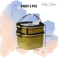 (PACKAGE OF 5) 2-LAYER DREAM BOX GOLD RICE BOX/