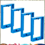4Pcs 1/2Inch Single Gang Outlet Box Extender,Electrical Outlet Extender Receptacle Extender Outlet E