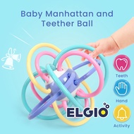 Manhattan Ball Baby Toy Soft Teether Bite Rattle Ball Teether for Baby