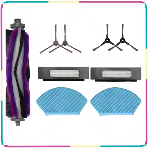 B13C Replacement Parts For Midea M7/ I10/ M71CN / M7pro /M7max Vacuum Cleaner Main Side Brush HEPA F