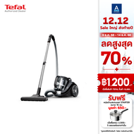 ใหม่ล่าสุด Tefal เครื่องดูดฝุ่น Compact Power XXL แบบกล่องไร้ถุงเก็บฝุ่น รุ่น TW4B75EA สีดำ 2100 วั