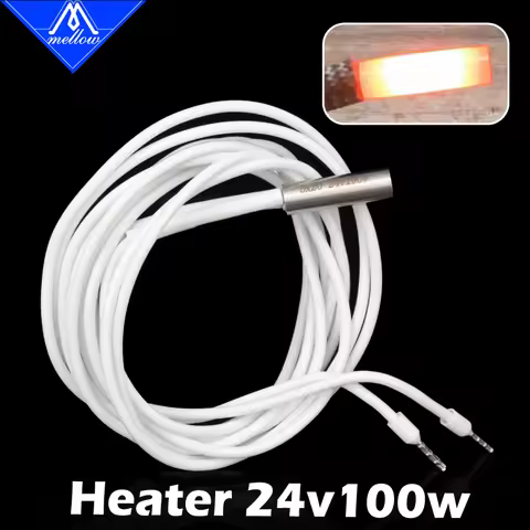 Mellow 3D Printer Rapid Heating 6*20MM 100W 24V Super Heater CartridgeFor 3D Printer For PT100 Drago