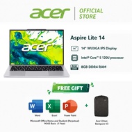 ACER Aspire Lite 14 AL14-53M-56UN Laptop (Core 5 120u/14'' FHD IPS/8GB DDR4/512GB SSD/W11/1.3KG/Ligh