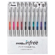 PENTEL EnerGel RTX Liquid Gel Pen 10 Colors Made in Japan [ + Special Gift fron Japan ]