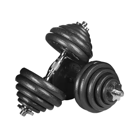 15kg 20kg 30kg Durable Adjustable Iron Dumbbell Set Customized Fitness Routines Free Weights for Hom