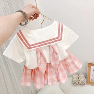 baju kanak perempuan baju kanak kanak baju kanak kanak perempuan Baby Summer Suit JK Uniform Style P